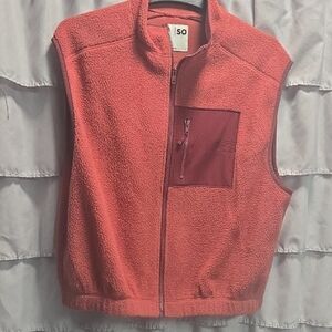 SO Coral Fleece Vest